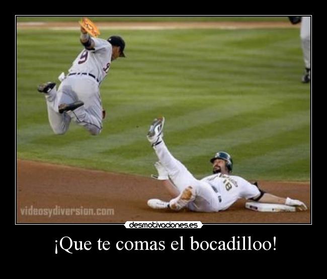 ¡Que te comas el bocadilloo! -