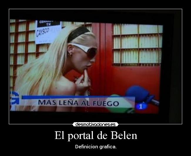 El portal de Belen - Definicion grafica.