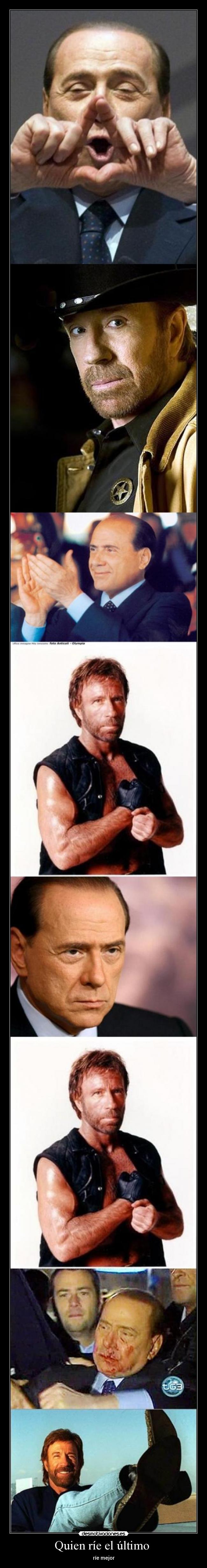 Quien ríe el último -