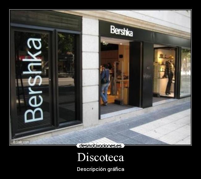 Discoteca - Descripción gráfica
