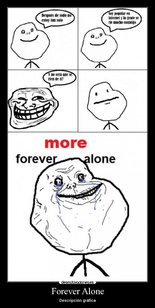 Forever Alone - Descripción gráfica