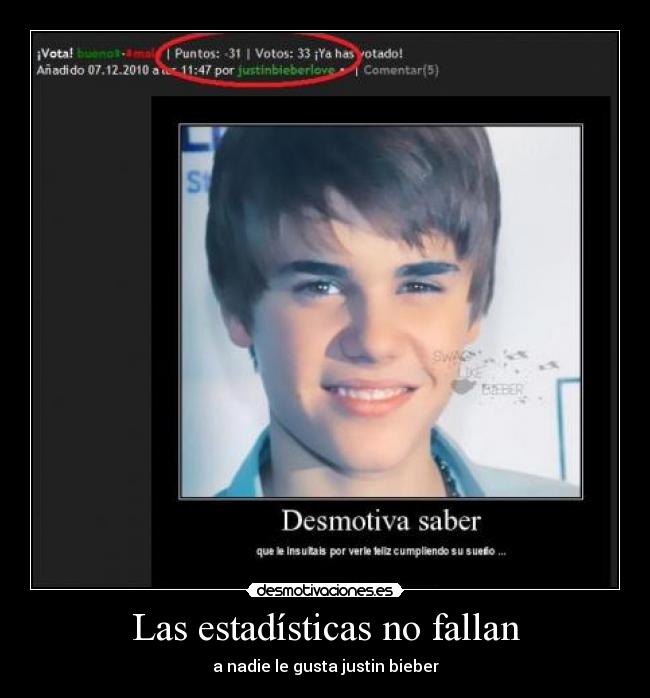 Las estadísticas no fallan - 