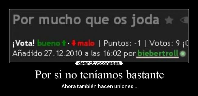 Por si no teníamos bastante - 