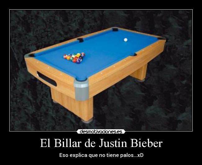 El Billar de Justin Bieber - 