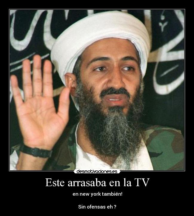 Este arrasaba en la TV - en new york también!
Sin ofensas eh ?