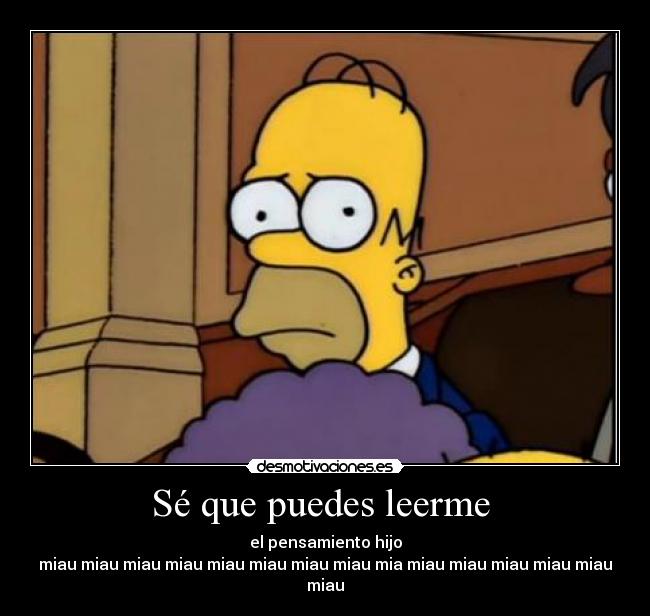 Sé que puedes leerme -