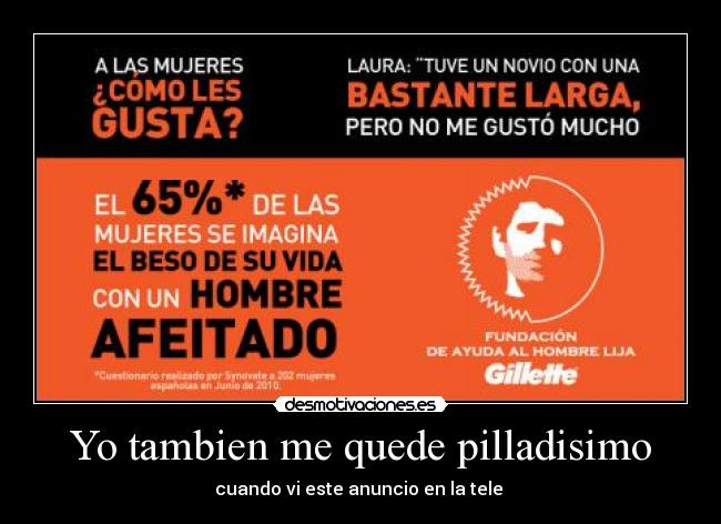 Yo tambien me quede pilladisimo - cuando vi este anuncio en la tele 