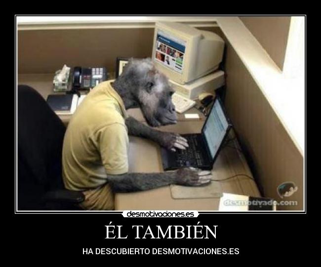 ÉL TAMBIÉN - HA DESCUBIERTO DESMOTIVACIONES.ES
