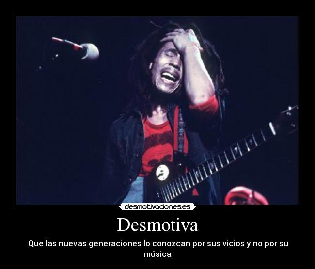 carteles bob marleymusicadesmotiva desmotivaciones