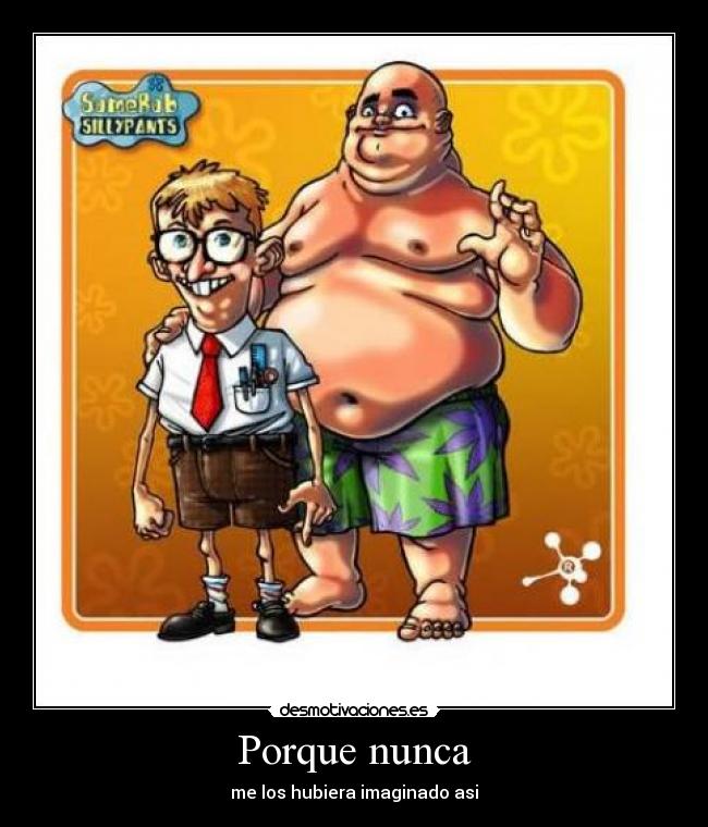 carteles bob esponja patricio desmotivaciones