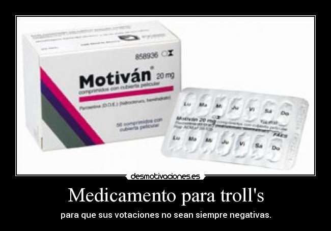 Medicamento para trolls - 