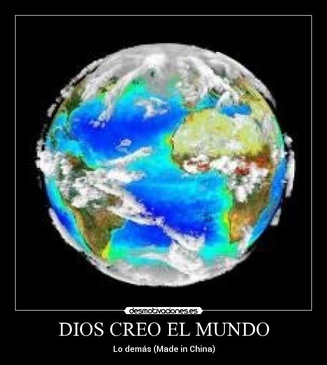 DIOS CREO EL MUNDO - 