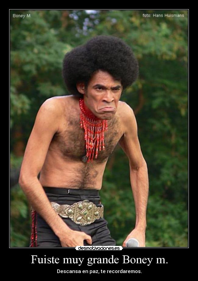 Fuiste muy grande Boney m. -