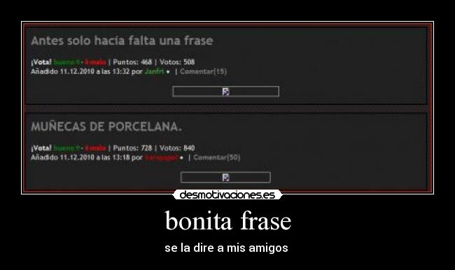 bonita frase - 