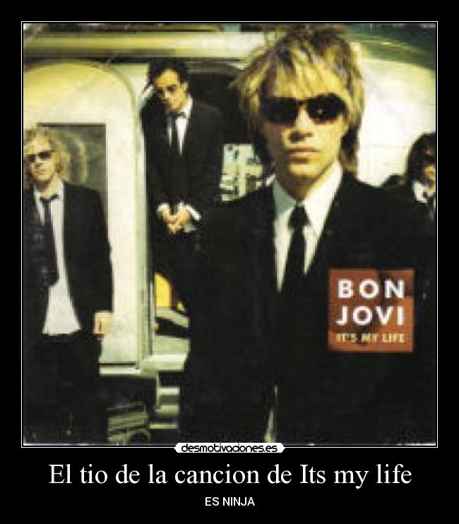 carteles ninja bon jovi desmotivaciones