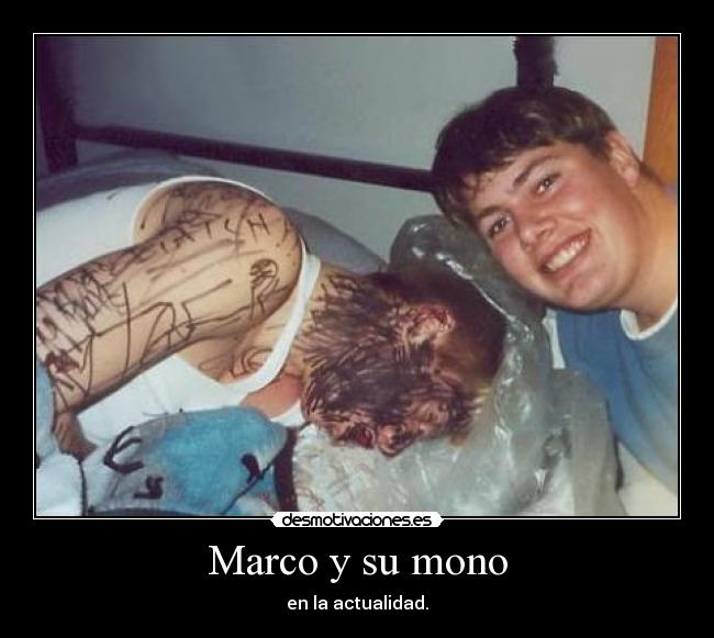 Marco y su mono -