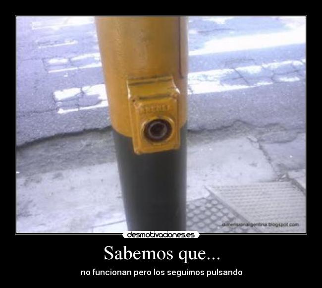 Sabemos que... -