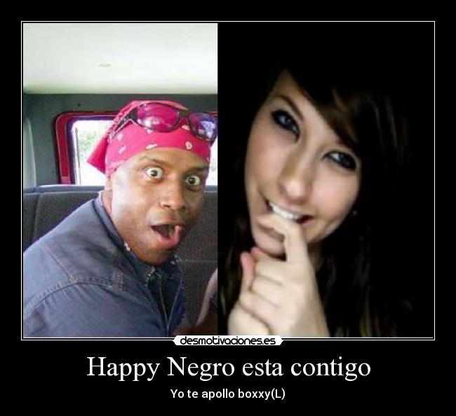 carteles happy negro desmotivaciones