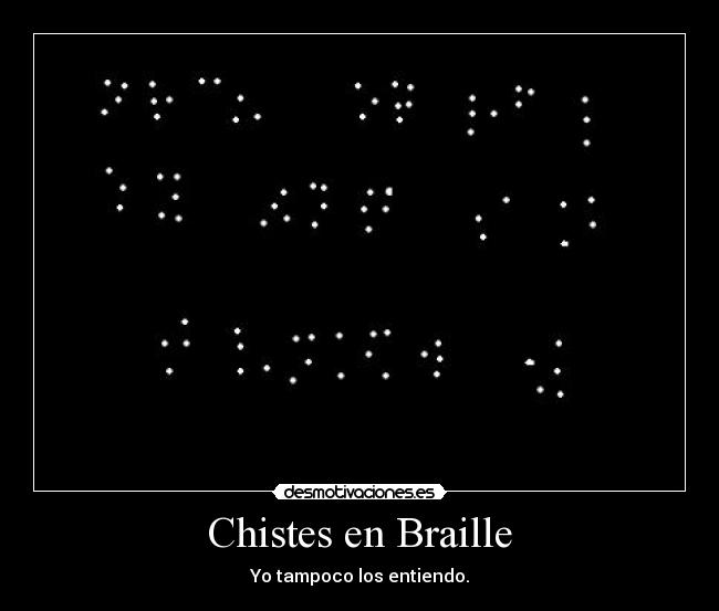 Chistes en Braille -