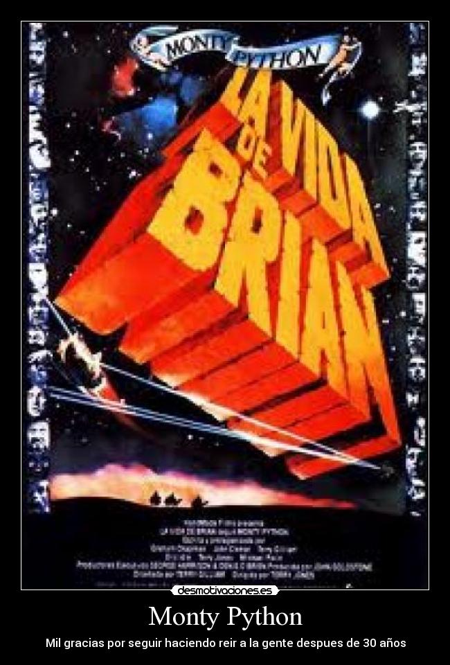 carteles monty python desmotivaciones