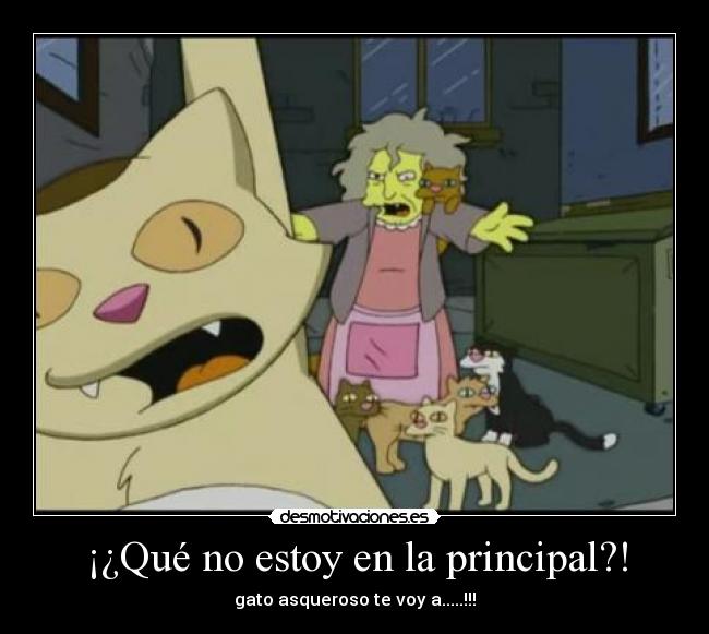¡¿Qué no estoy en la principal?! - 