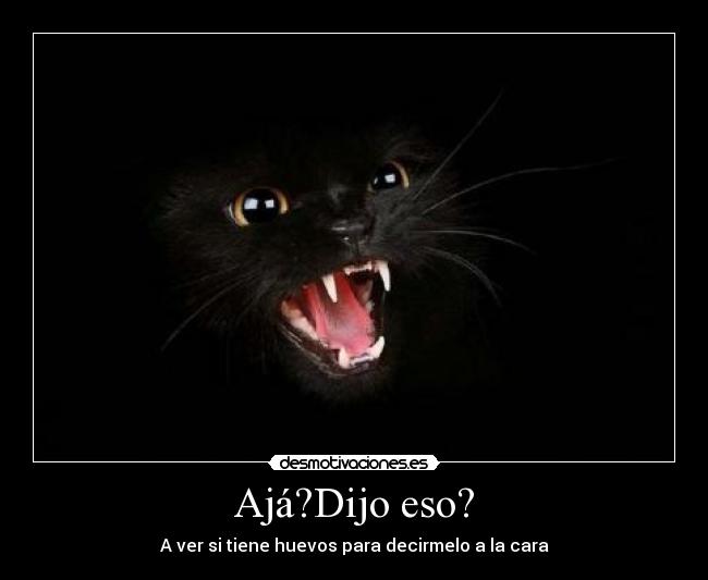 Ajá?Dijo eso? - 