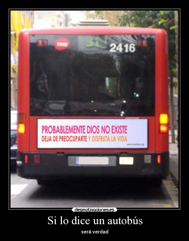 Si lo dice un autobús - 