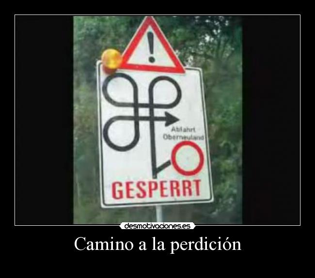 Camino a la perdición -