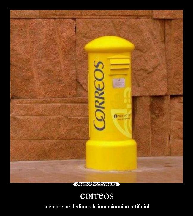correos - siempre se dedico a la inseminacion artificial