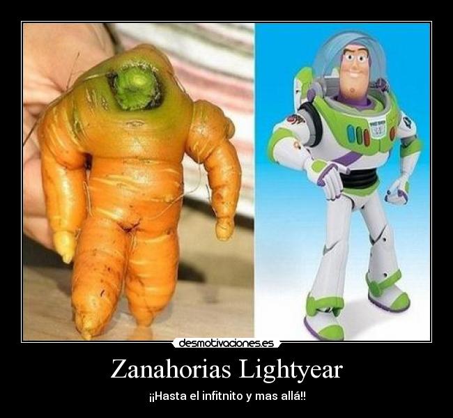 Zanahorias Lightyear - ¡¡Hasta el infitnito y mas allá!!