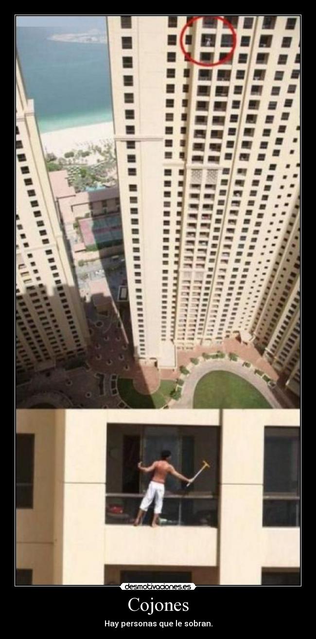 Cojones - Hay personas que le sobran.
