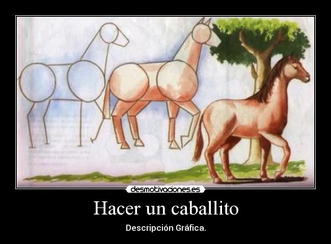 Hacer un caballito - Descripción Gráfica.