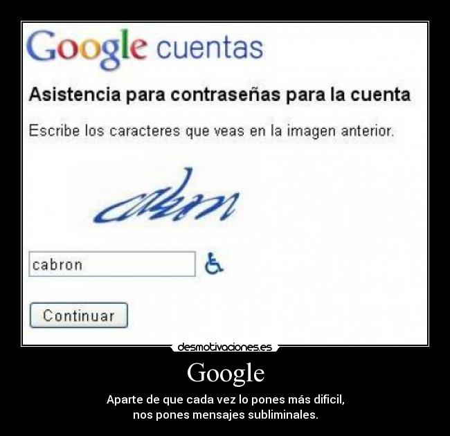 carteles google desmotivaciones