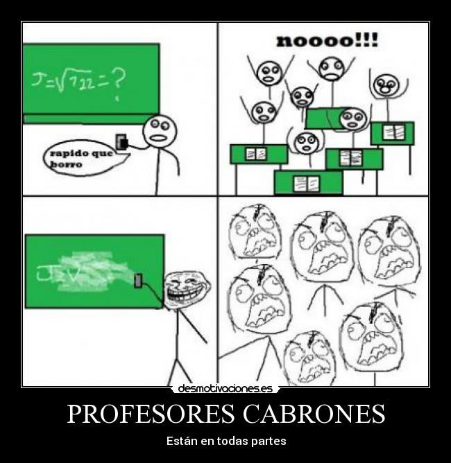 PROFESORES CABRONES - 