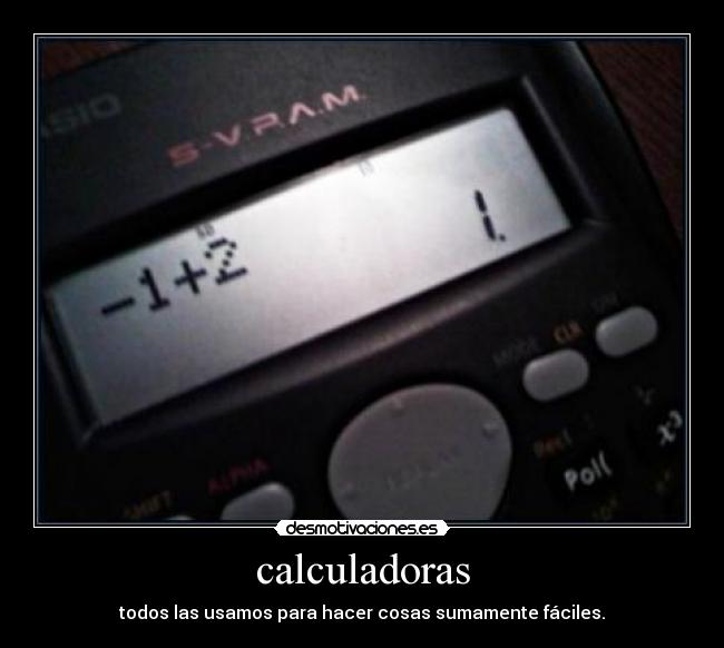 calculadoras -