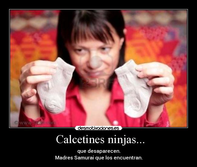 Calcetines ninjas... -