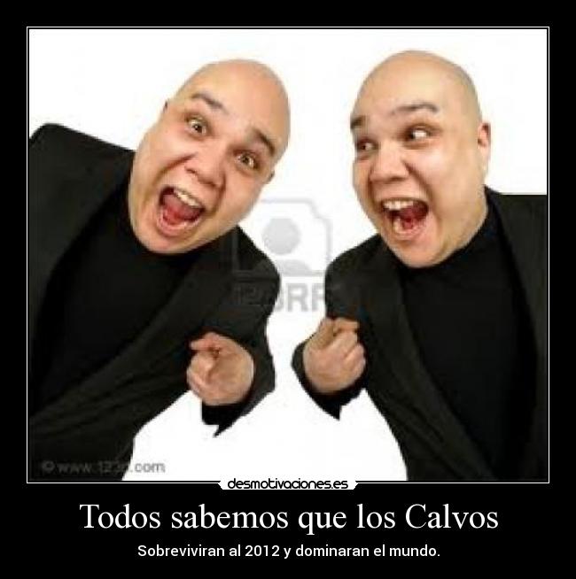 carteles los calvos desmotivaciones
