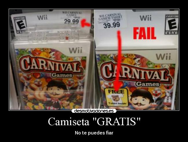 Camiseta GRATIS - No te puedes fiar