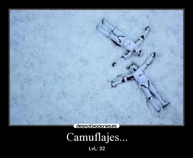 Camuflajes... -