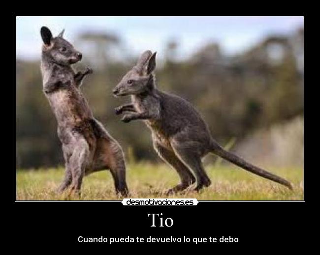 Tio - Cuando pueda te devuelvo lo que te debo