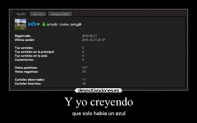 Y yo creyendo - 