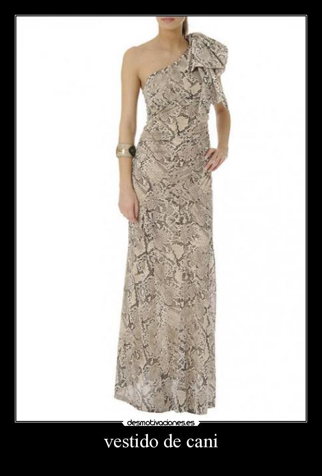 vestido de cani - 