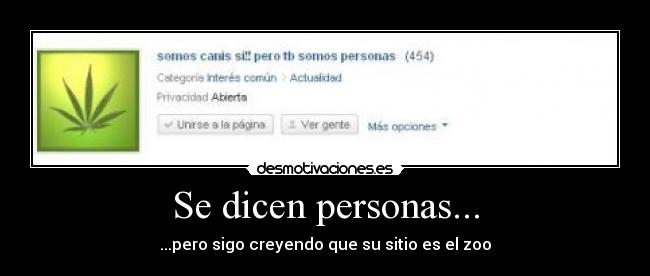 Se dicen personas... -