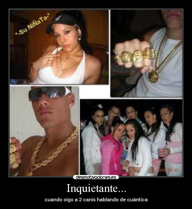 Inquietante... - cuando oigo a 2 canis hablando de cuántica