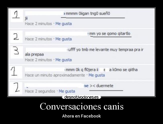 Conversaciones canis - 