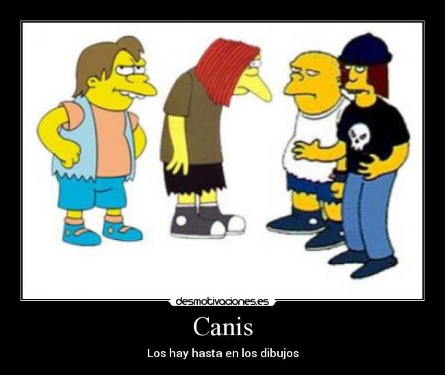 Canis - Los hay hasta en los dibujos