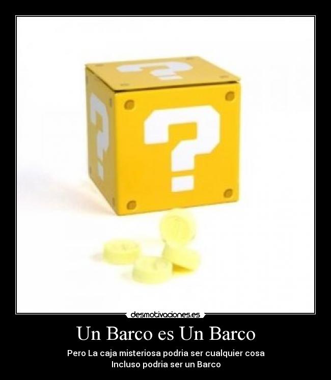 Un Barco es Un Barco -