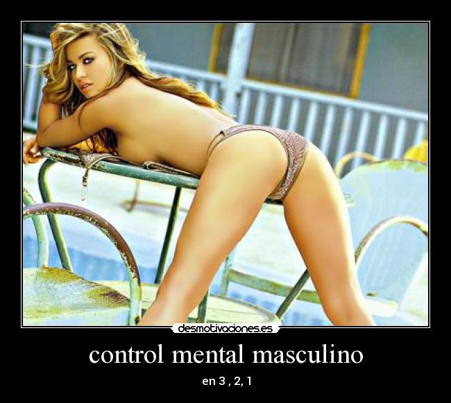 control mental masculino - en 3 , 2, 1