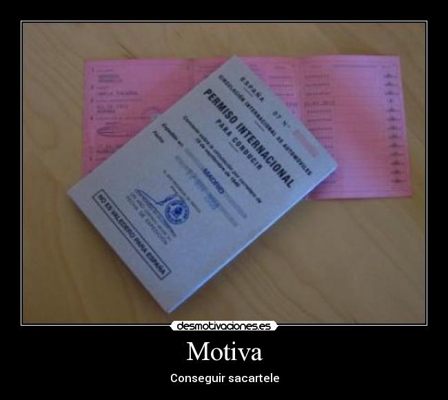Motiva - Conseguir sacartele