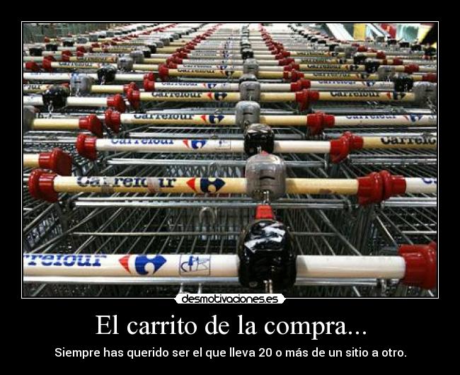 El carrito de la compra... -